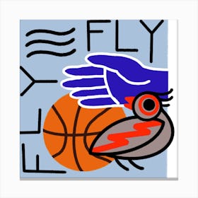 Fly High Square Canvas Print