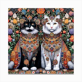 The Majestic Cats 3 Canvas Print