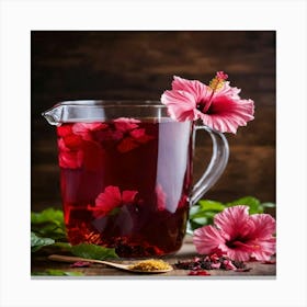 Hibiscus Tea Canvas Print