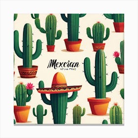 Mexican Cactus 65 Canvas Print
