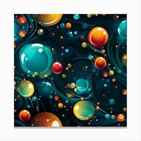 Bubbles Canvas Print