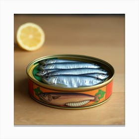 Sardines In A Tin 2 Canvas Print