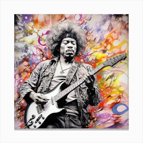 Jimi Hendrix 2 Canvas Print