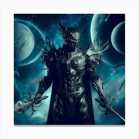 Space Warrior Canvas Print