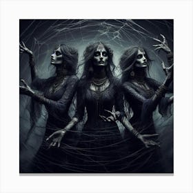 Three Witches 2 Canvas Print