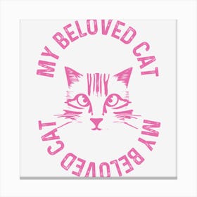 BB Borsa My Beloved Cat Canvas Print