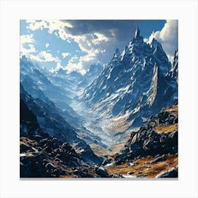 Mountain Landscape Canvas Print