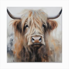 Highland Cow 4 Canvas Print