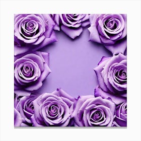 Purple Roses 37 Canvas Print