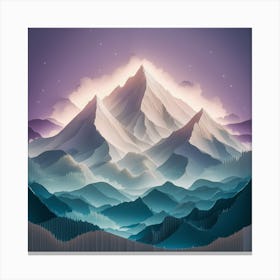 Mountain Landscape 11 Canvas Print