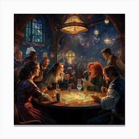 Disney'S Beauty And The Beast Canvas Print