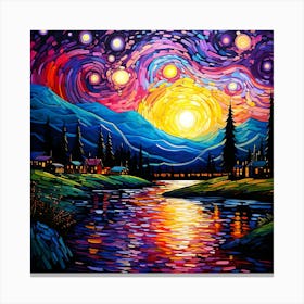 Starry Night 1 Canvas Print