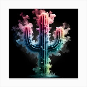 Cactus Smoke Canvas Print