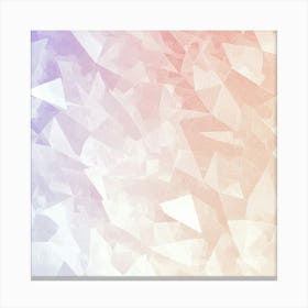 Abstract Triangles Background 2 Canvas Print