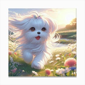 Cute Dog Canvas Print