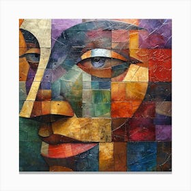 Abstract Of A Face 1 Canvas Print