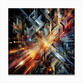 Futuristic City 7 Canvas Print