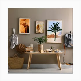 Palm Tree Wall Art Canvas Print