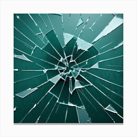 Shattered Glass 6 Canvas Print