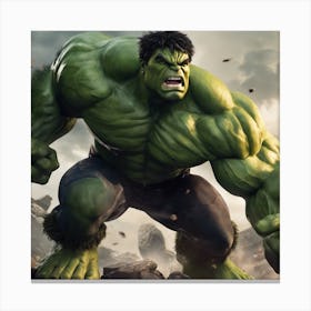 Incredible Hulk Canvas Print