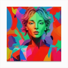 Women - Jessica- Abstract Painting Canvas Print