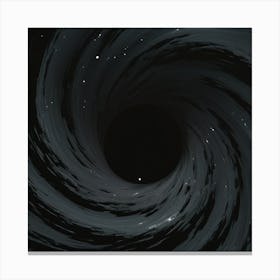 Black Hole - Black Hole Stock Videos & Royalty-Free Footage Canvas Print