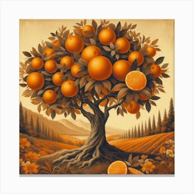 Orange Tree 2 Canvas Print