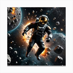 The Edge of the Universe: An Astronaut's Journey Canvas Print