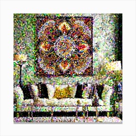 Enhance Your Living Space With This Captivating Wall Art Featuring A Striking Blend Of Intricate D Canvas Print