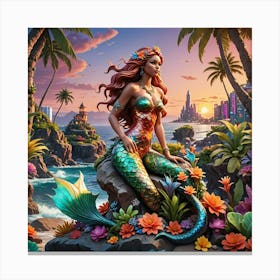 Mermaid Canvas Print