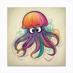 Octopus 101 Canvas Print