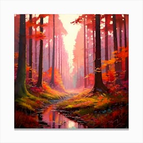 Autumn Forest 12 Canvas Print