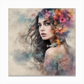 Piercing gaze Canvas Print