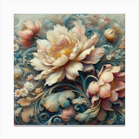 Peonies 1 Canvas Print