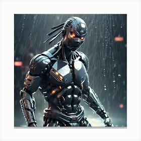 Cyborg Ninja 2 Canvas Print