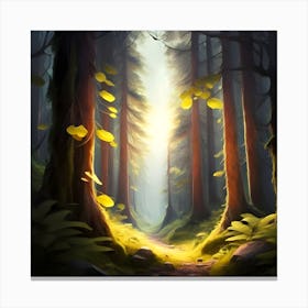 Forest Path Canvas Print