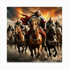 Knights Of The Golden Horn Canvas Print