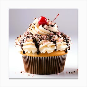 Delightful Deco The Elegant Cupcake Canvas Print