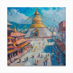 Kathmandu 5 Canvas Print