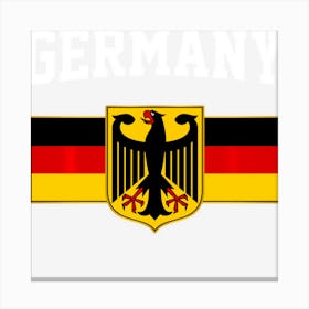 German Flag Germany Canvas Print