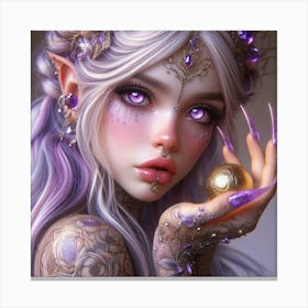 Elven Girl 14 Canvas Print