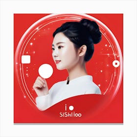 Sina Weibo Social Media Platform App Icon Logo China Microblogging Communication Network (2) Canvas Print