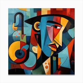 Jazz Musician 81 Canvas Print