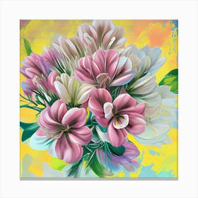 Alstroemeria Flowers 16 Canvas Print