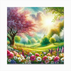 Spring Garden Canvas Print