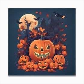 Halloween Pumpkins 10 Canvas Print