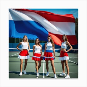 Tennis Player Canvas Print