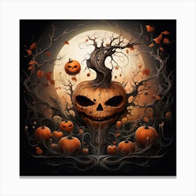 Halloween Collection By Csaba Fikker 77 Canvas Print