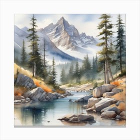 Mountain Stream 16 Canvas Print
