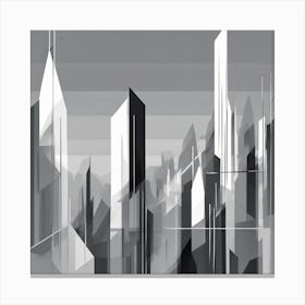 Abstract Cityscape 22 Canvas Print